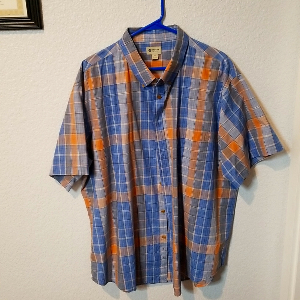 Men's short sleeve shirt, sz XXL, by Haggar